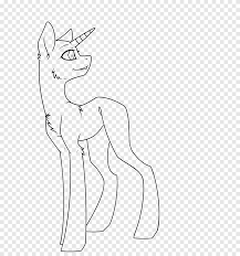 Simple deer head drawing at getdrawings com free for personal use. Female Pony Base 4 F2u Unicorn Sketch Artwork Png Pngegg