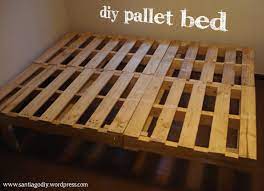 Get a mattress and sheets and enjoy your rustic bed. How To Make A Bed From Pallets Http Www Thebudgetdecorator Com Wp Content Uploads 2014 06 2d30ad8132d19a860eebfa Diy Pallet Bed Diy Platform Bed Pallet Diy