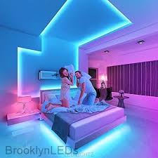 They last longer, and don't consume as much power. Nook In Wall Decor Game On Room Ideas Mini Led Lights Decor Led Room Lighting Led Lighting Bedroom Neon Room