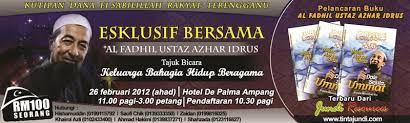 Ceramah agama mingguan ustaz azhar idrus. Peminatpeminat Ustaz Azhar Idrus Original Accueil Facebook
