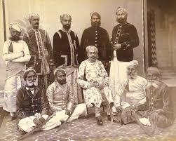 Newspaper photograph of the Maharani of ...