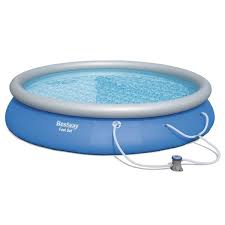 Bestway 15ft X 33in Inflatable Above Ground Swimming Pool W 330 Gph Filter Pump Above Ground Swimming Pools Round Above Ground Pool In Ground Pools