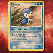 Pp effect % — pound: Piplup 16 17 Pop9 Pokemon Card Pokemon Trading Card Game Toys Hobbies