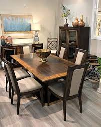 Dining room furniture fulfilling all your requirements. Bombay Cicero Pecan Wood Finish Dining Table 6 5 Ft Farmhouse Goals