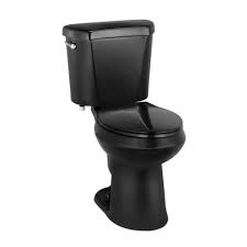 Glacier Bay 2 Piece 1 28 Gpf High Efficiency Single Flush Elongated Toilet In Bone N2428e Bne The Home Depot Black Toilet Glacier Bay Toilet