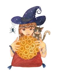 With emylou brunet, laura boujenah, côme levin, axel wursten. Wahrsager Hexe Und Zombie Katze Mit Sonnenblumen Ball Watercolo Stock Abbildung Illustration Von Kunst Astrologie 126698287