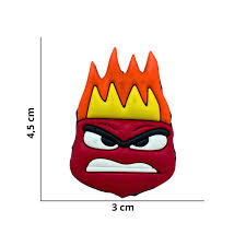 Aplique Emborrachado Personagem Divertidamente Raiva II - Brilhos e Artes -  Fitas e Apliques