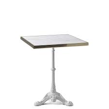 Ardamez Square White Marble Haussmann Bistro Table Ardamez Bistro Haussmann Hrefhttpbistrofurniturecom Marble Relnofollow Bistrotisch Tisch Marmortisch