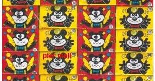 Marukawa Tattoo Fusen Strawberry Flavored Bubble Gums 60 Pieces Bubble Gum Bubbles Flavors