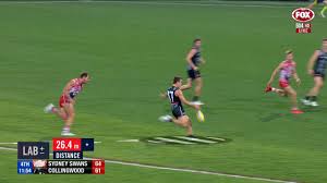 Enjoy the match between sydney swans and collingwood taking place at australia on may 14th sydney swans match today. Afl 2019 Callum Brown Running 26 4 Metres Sydney Swans Vs Collingwood On The Couch Jonathan Brown