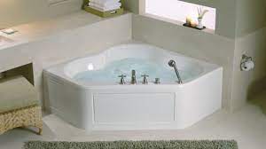 I had a couple of requests to show the 2nd floor master bathroom tub in operation. A Tub To Swim In Kohler Tercet Baths Bathing Bathroom Corner Bathtub Corner Bath Bathtub