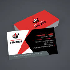 Fencing Business Cards 29 Custom Fencing Business Card Designs