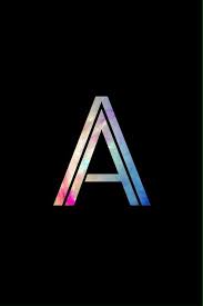 Vaporwave text there are not many fonts generator that you can use usually just to make your texts, letters or words turn into something more impactful and impressive. Black Rainbow Galaxy Letter Single Initial A Phone Wallpaper Background Alphabet Wallpaper Letter Wallpaper Black Phone Wallpaper