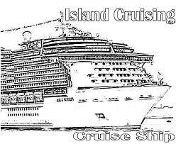 Cruise ship colouring pages of disney cruise line. Island Cruising Cruise Ship Coloring Pages Netart