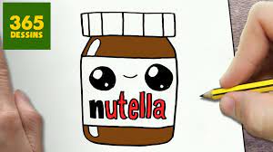 Voir plus d'idées sur le thème dessin kawaii logo, dessin kawaii, kawaii. Comment Dessiner Nutella Kawaii Etape Par Etape Dessins Kawaii Facile Cute Kawaii Drawings Kawaii Drawings Kawaii
