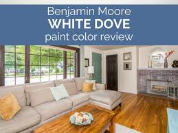 Both paints can get the job done in two coats. Benjamin Moore White Dove Jenna Kate At Home