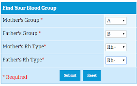 There are different sections to select the. Best Online Blood Type Calculator Websites To Determine Blood Type Of Child