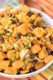 Did you scroll all this way to get facts about raisin potato salad? Sweet Potato Salad Plain Chicken