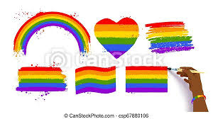 A pepsico também tornou o o doritos rainbow o snack oficial do festival. Arco Iris Cor Mao Simbolos Lgbt Bandeira Desenho Arco Iris Jogo Experiencia Cor Isolado Ilustracao Mao Canstock