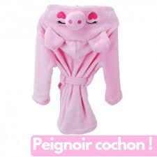 Ne vous sautez pas sur un achat robe de chambre grande taille femme sans avoir pris un moment d'étudier les possibilités. Acheter Cochon En Robe De Chambre Rose Peignoir Cochon Mignon Original Pas Cher Bebe Enfant Garcon Fille