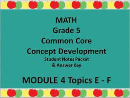 D) suggested answer key dear angela, how are you? Grade 5 Math Common Core Ccss Student Lesson Pack Module 4 Topics E F Ans Key 5th Grade Math Engage Ny Common Core Math