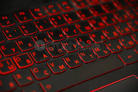 Keyboard lights are extremely useful if you're working in dark environments, but many users reported that laptop keyboard lights won't turn on on their pc. Red Led Light Computer Laptop Keyboard Stock Photo Crushpixel