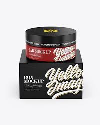 Download Matte Jar W Paper Box Mockup In Jar Mockups On Yellow Images Object Mockups Mockup Free Psd Mockup Psd Free Mockup