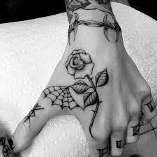 Rose tattoos do not only bring life and elegance, they are also an embodiment of beauty and a cool way to express femininity. Pin By Mz Perez On Screenshots Web Tattoo Best Sleeve Tattoos Hand Tattoos