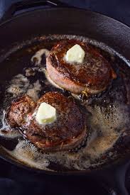 Bacon Wrapped Filet Mignon With Truffle Butter Recipe Bacon Wrapped Filet Truffle Butter Food Recipes
