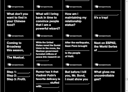 4) cut the cards up using one of those big slicers. What Is Your Review Of Cards Against Humanity Game Quora