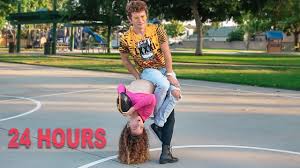 Does Sofie Dossi Have A Spine Yes Or No Answer 24 Hours In A Backbend W My Brother On Top Of Me Youtube