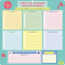 Un semainier ou un calendrier perpétuel est un outil ludique pour les enfants pour se repérer dans le. Livre Hebdomaniak Semainier Aimante 7 Blocs 2016 2017 Collectif Editions 365 Hebdomaniaks 9782351558232 Librairie Dialogues