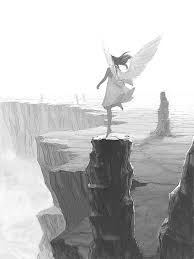 Anime Angel With Black And White Wings Pin On Projects To Try