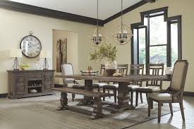 Rustic hickory and pine dining chairs from rusticfuriture.com, will make a great addition to your dining room. Wyndahl Rustic Brown 10 Pc Rectangular Dining Room Extension Table 4 Upholstered Side Chairs 2 Upholstered Side Chairs Dining Room Bench Server Mathis Brothers Furniture