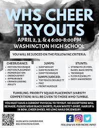 In cheerleading, liberty is _______. Whs Cheerleading Tryouts School District Of Washington