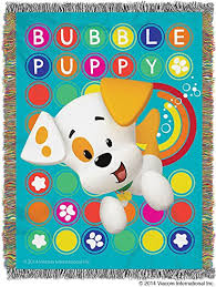 The bubble guppies explore different kinds of ball games as they get ready for their big game of fishketball! Tapestry Throw Bubble Guppies Puppy Pop Woven Blanket New 280748 Walmart Com Walmart Com