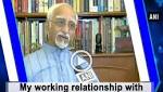 working relationship with Modi good,