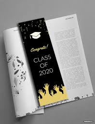 Word sets the width of the gutter at 0.5″ (half an inch). Free Graduation Bookmark Template Word Doc Psd Apple Mac Pages Illustrator Publisher Bookmark Template Free Printable Bookmarks Custom Bookmarks