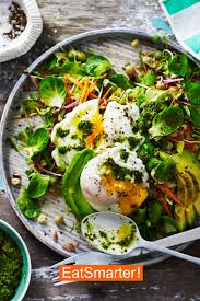 Salat Mit Eiern Und Kohl Pesto Rezept In 2020 Vegetarische Rezepte Gesund Salat Mit Rezepte