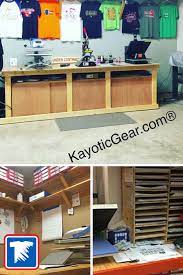 Setting Up Your T Shirt Business Work Space Busy At Work Work Space How To Make Tshirts