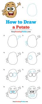 How To Draw A Potato Really Easy Drawing Tutorial Drawing Tutorial Easy Easy Drawings Drawing Tutorial