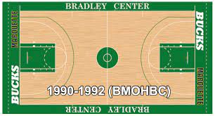 As slick as those are, what's better is the team will have an alternate court design. Milwaukee Bucks Court Designs Over The Course Of Franchise History Album On Imgur