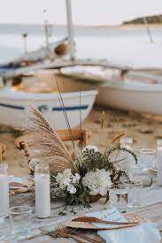 Kate And Greg Wildfolk Beach Wedding Decorations Wedding Decorations Wedding Centerpieces