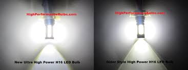 H16 5202 Ultra High Output White Led Bulbs 2 Bulbs