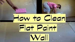 Take a wet washcloth (not dripping but not too wrung out) and dip it into a tiny bit of paint. How To Clean Flat Paint Walls Home Maintenance Savvy Serena Youtube