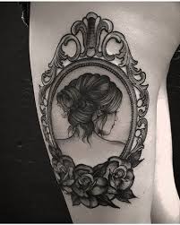 Black And White Vintage Style Flower Sleeve Tattoo Inspirations Of Tattoos On Instagram Inspirationtatto Tatuador Fetattooer Mirror Tattoos Vintage Style Tattoos Framed Tattoo