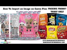 **please note this template can not be used in word or publisher** why not try my templates out. Chip Bag Template Canva How To Import Image Chip Bag Template Design Chip Bags For Parties Youtube