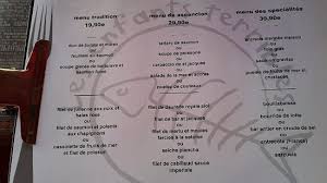 Menu De L Ascension 29 90 Euro Picture Of Les Enfants Terribles Villeneuve Les Beziers Tripadvisor