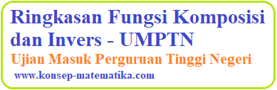 Berikut ini adalah kumpulan beberapa soal mengenai komposisi dan invers fungsi (tingkat sma/sederajat) disertai pembahasannya. Ringkasan Fungsi Komposisi Dan Invers Umptn Konsep Matematika Koma
