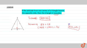 Altitude Of The Triangle: Formula And Properties